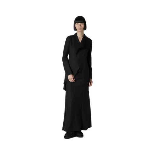 W/Saxony Asm Rounded Hem Jacket