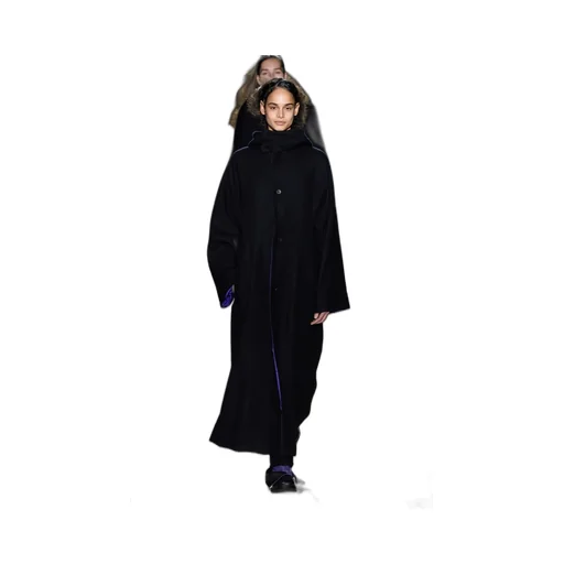 Overdye Wool Viera Reversible Hooded Coat