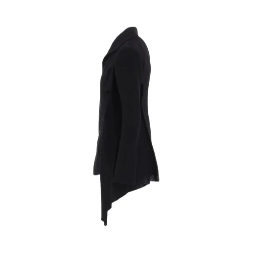 Wool Gabardine Combination Jacket