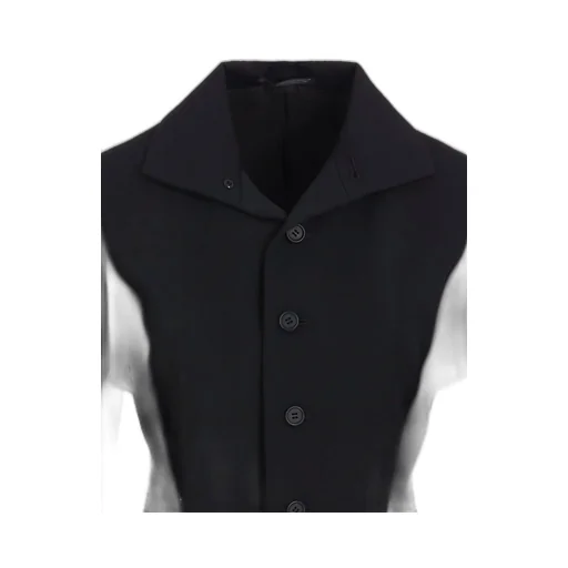 Wool Gabardine Combination Jacket