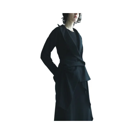 W/Saxony Asymmetry Jacket