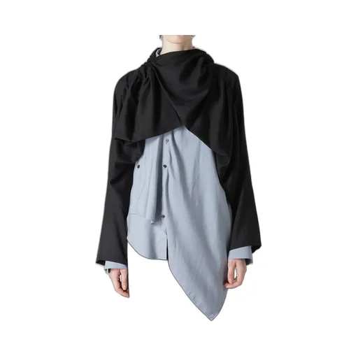 Cu/Mo Kersey Shirring Detail Jacket