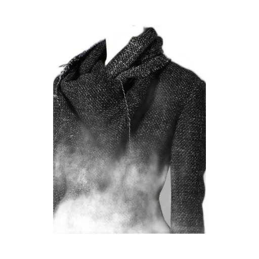 Handmade Tweed Stole Detail Jacket
