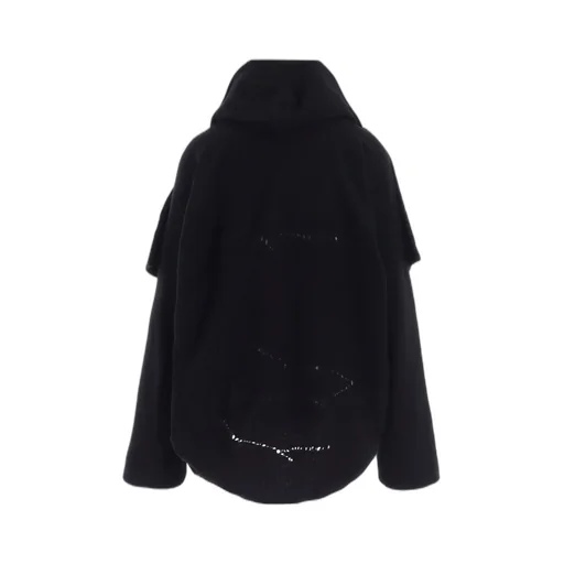 W Detail Jersey Shirring Detail Jacket