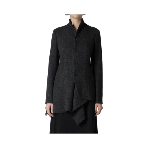 Tweed Cloth R Long Stand C Jacket