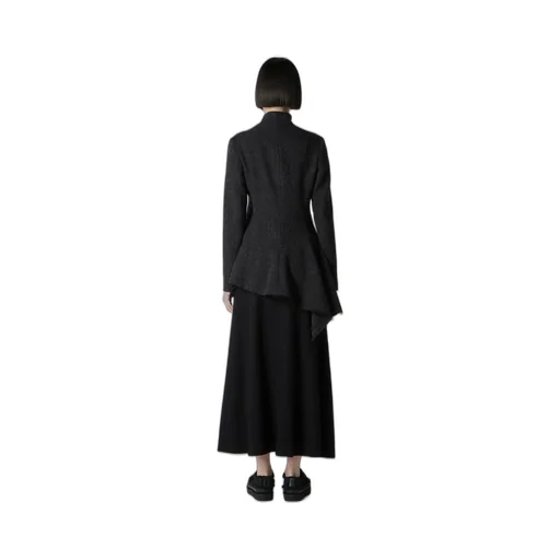 Tweed Cloth R Long Stand C Jacket