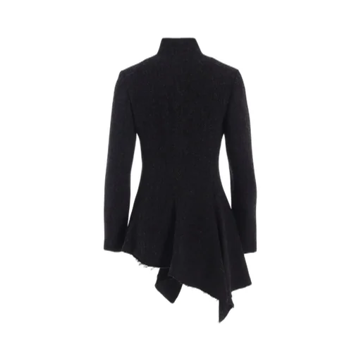 Tweed Cloth R Long Stand C Jacket