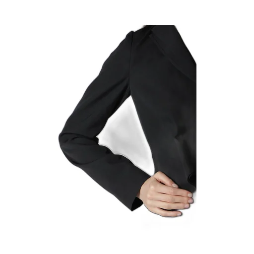 Gabardine Tuck D Short Jacket