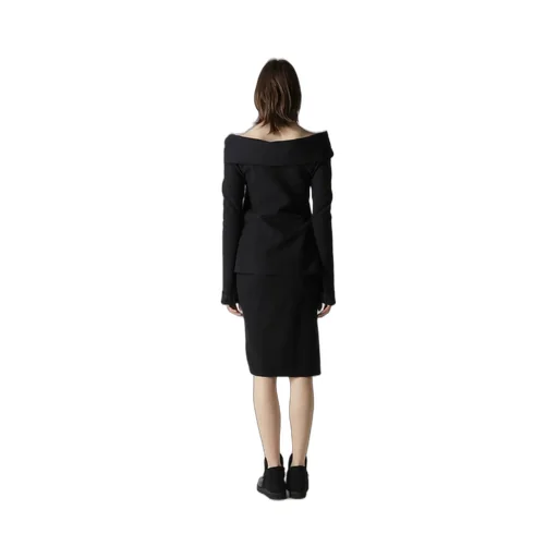 Shrinked Wool Serge Tulip Jacket