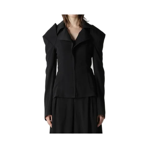 Ta/Pe Crepe De Chine O Shoulder Jacket