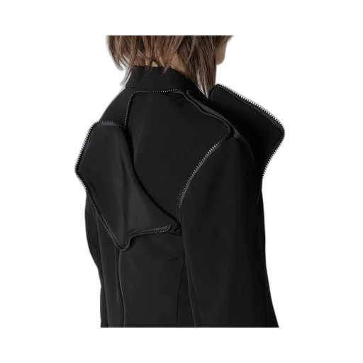Ta/Pe Crepe De Chine Zip Detail Jacket