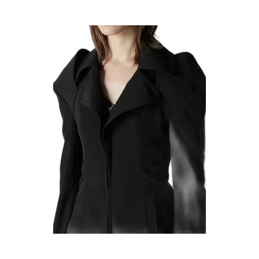 Ta/Pe Crepe De Chine O Shoulder Jacket