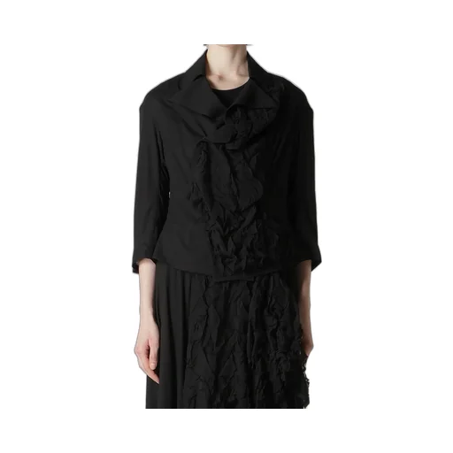 Cut-Out Collar Jacket