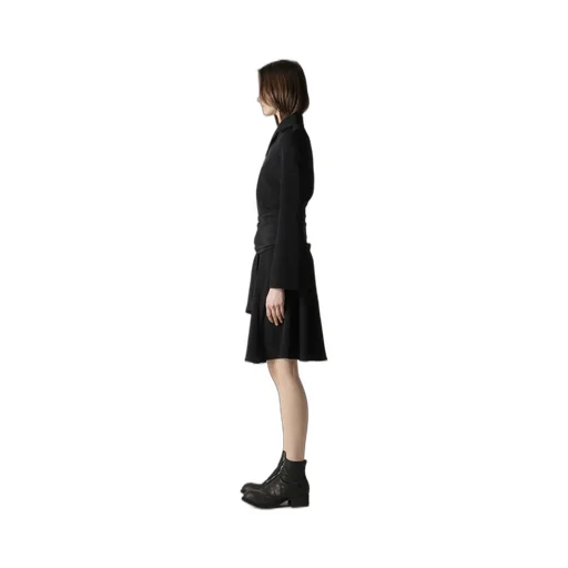 Ta/Pe Crepe De Chine Knot Detail Wrap Dress