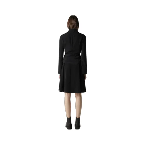 Ta/Pe Crepe De Chine Knot Detail Wrap Dress