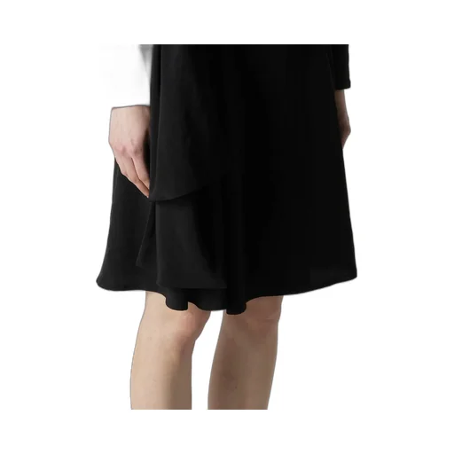 Ta/Pe Crepe De Chine Knot Detail Wrap Dress