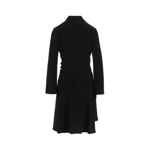 Ta/Pe Crepe De Chine Knot Detail Wrap Dress
