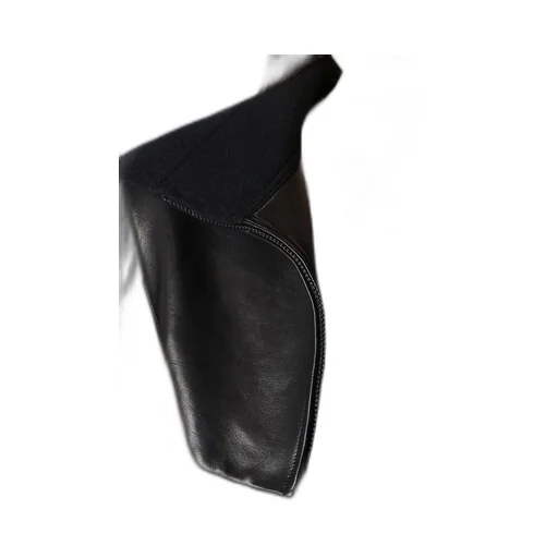 Horse Suede Ribbed Slv Short Jacket