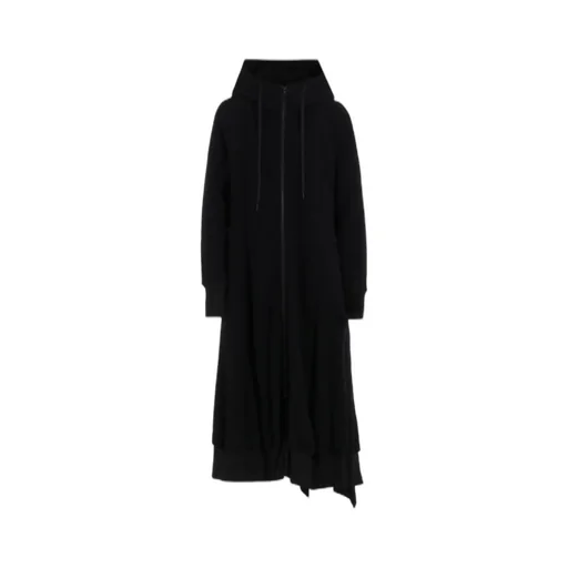 Liy/C Brushed French Terry Hooded Track Dress