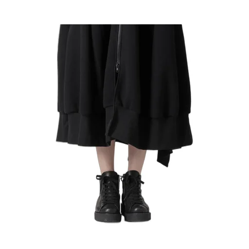 Liy/C Brushed French Terry Hooded Track Dress