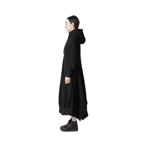 Liy/C Brushed French Terry Hooded Track Dress