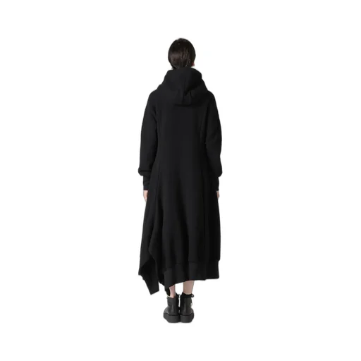 Liy/C Brushed French Terry Hooded Track Dress