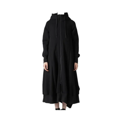 Liy/C Brushed French Terry Hooded Track Dress