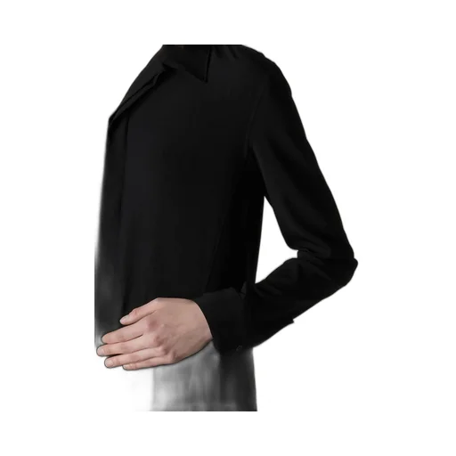 Ta/Pe Crepe De Chine O Collar Shirt Dress