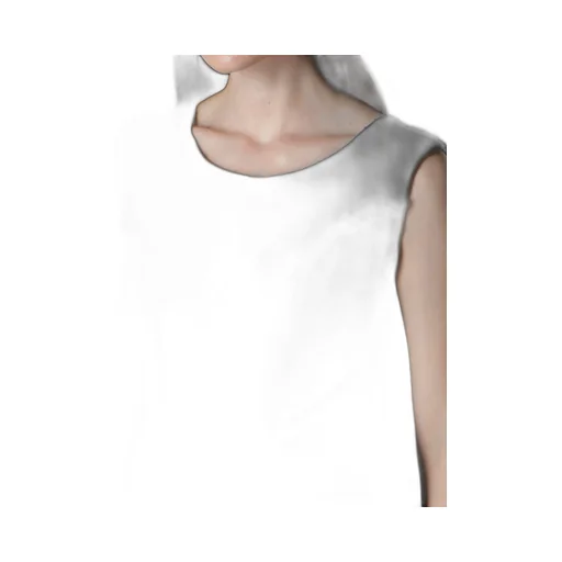 Wool Viyella Leather Piping Dress