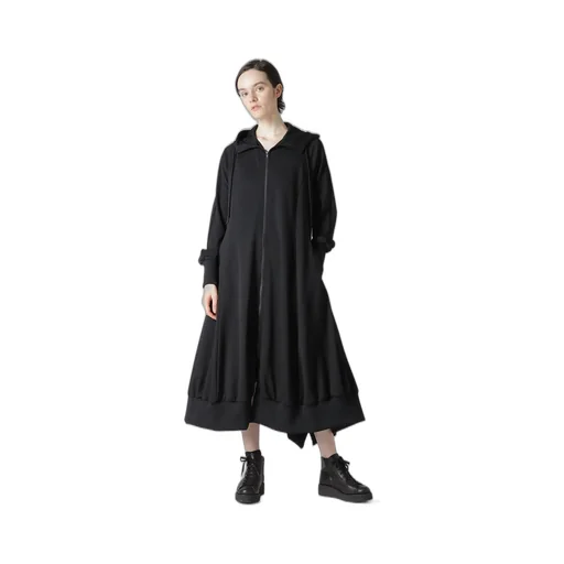 Pe Jersey Twill Hooded Track Dress