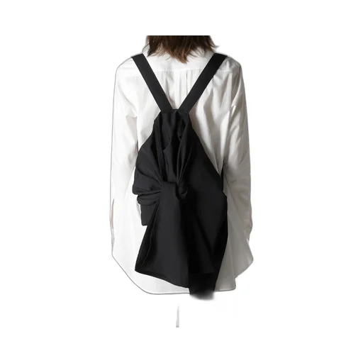 W/Gabardine Cross Draped Backpack