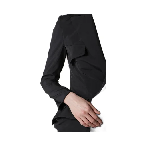 Ny/Si Taffeta Flap Detail Slim Dress