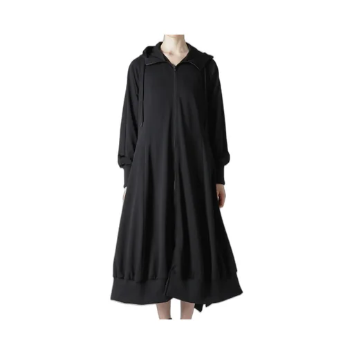Pe Jersey Twill Hooded Track Dress