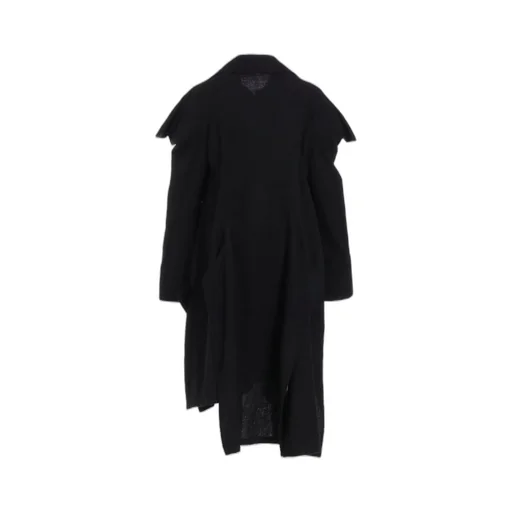 Wool Viyella Puffed Sleeves Shirt Dress