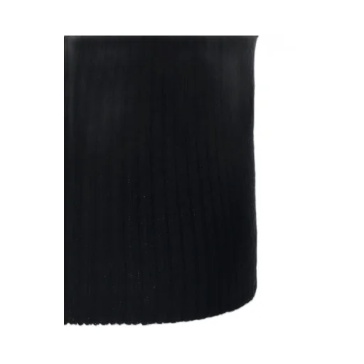 Rib Color Combi High Neck Zip Cd