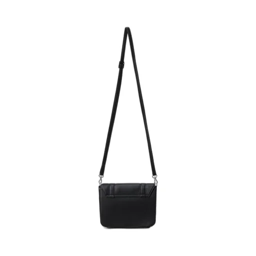 Shrinked Leather Flap Mini Shoulder Bag
