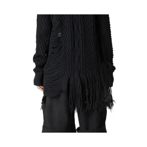 Carma A Crushed Cable Knit Top