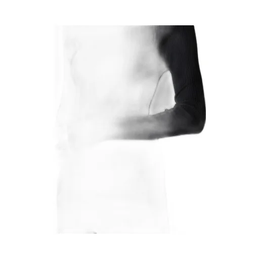 Rib Color Combi High Neck Po