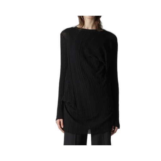 Random Rib Tuck Detail Po