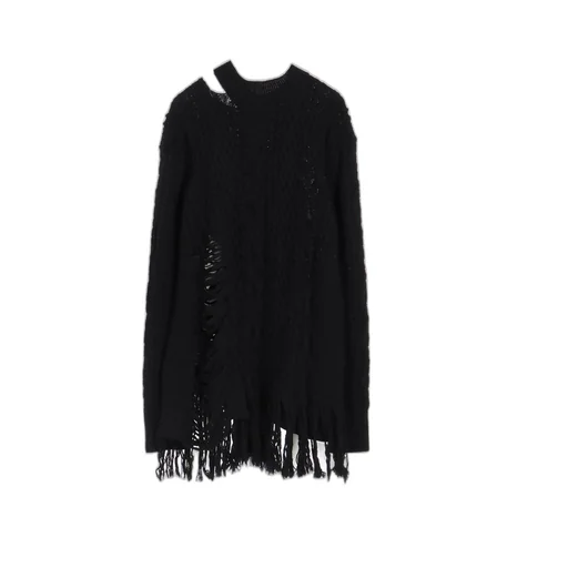 Carma A Crushed Cable Knit Top