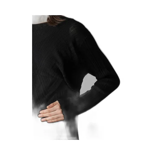 Random Rib Tuck Detail Po