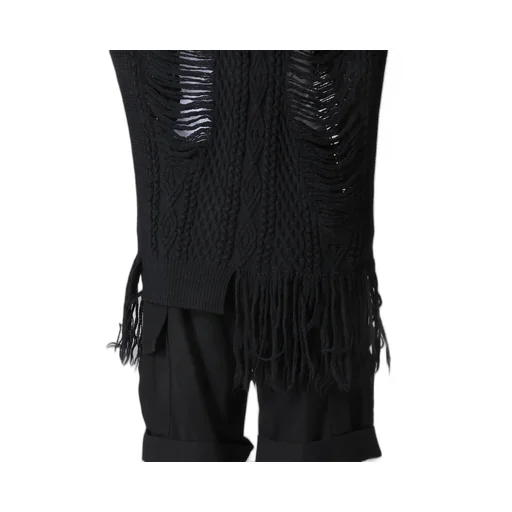 Carma A Crushed Cable Knit Top