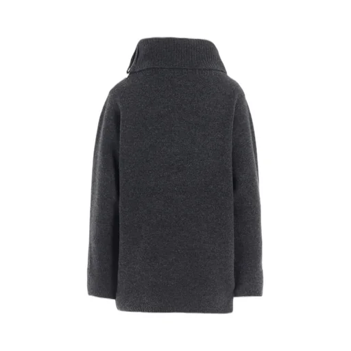 5G3P Plain Stitch 1X1 Rib Big High Neck Po