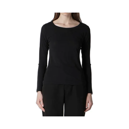 High Twisted Jersey Long Slv Round Neck T
