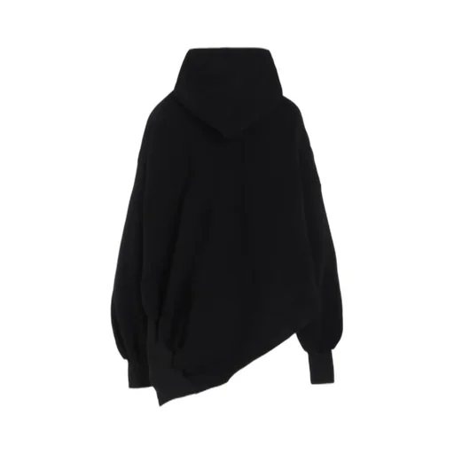 Liy/C Brushed French Terry Unbalanced Hoodie A