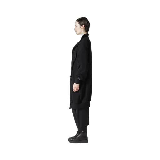 Liy/C Brushed French Terry Button D Cardigan