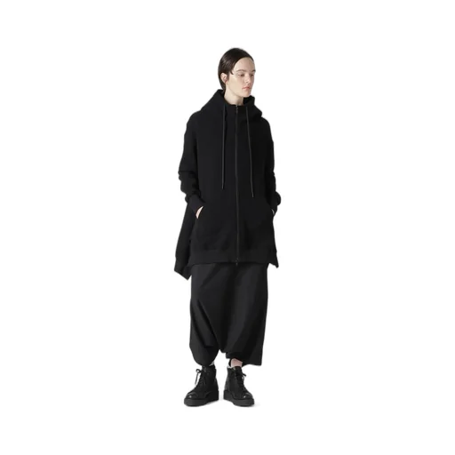 Liy/C Brushed French Terry Unbalanced Hoodie B