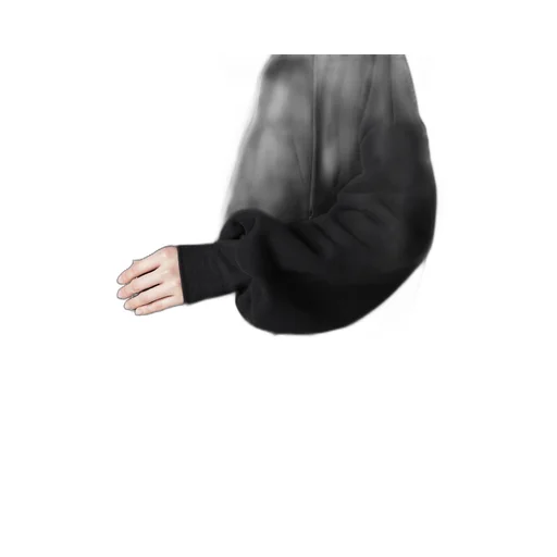 Liy/C Brushed French Terry Unbalanced Hoodie A