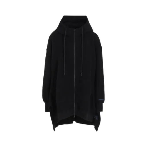 Liy/C Brushed French Terry Unbalanced Hoodie B