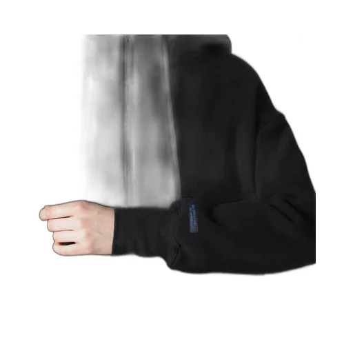 Liy/C Brushed French Terry Unbalanced Hoodie B